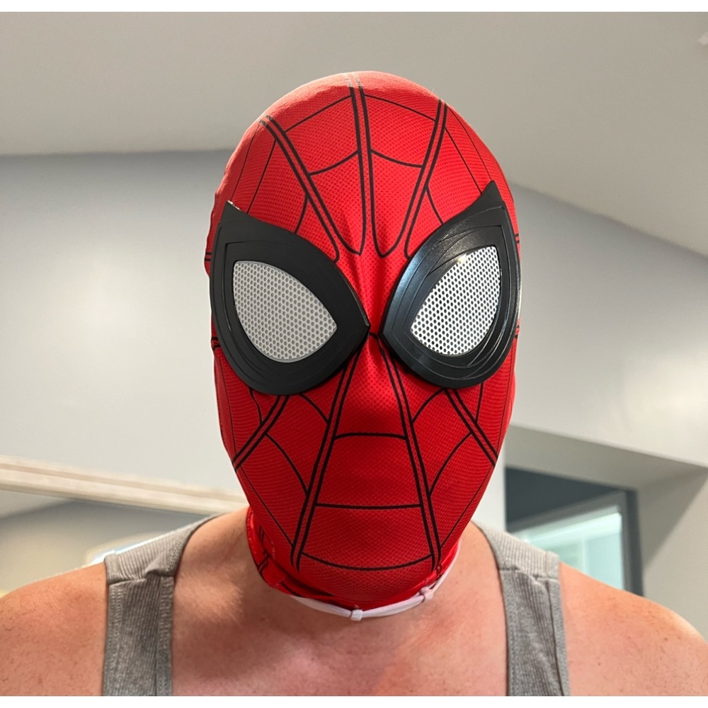 New Spiderman Mask Halloween Costume Cosplay Balaclava Hood Adult Kid